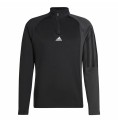 T-shirt med lång ärm Herr Adidas 1/4-Zip Svart