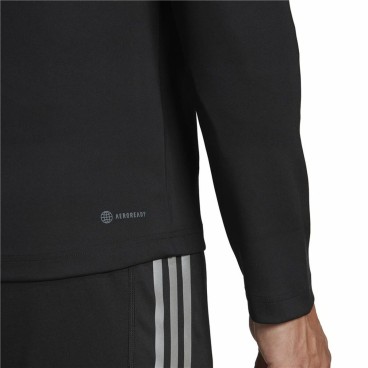 T-shirt med lång ärm Herr Adidas 1/4-Zip Svart