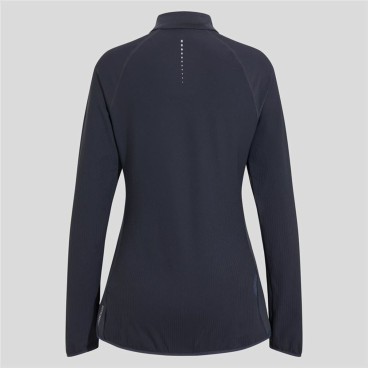 T-shirt med lång ärm Unisex Odlo 1/2 Zip Zeroweight Svart