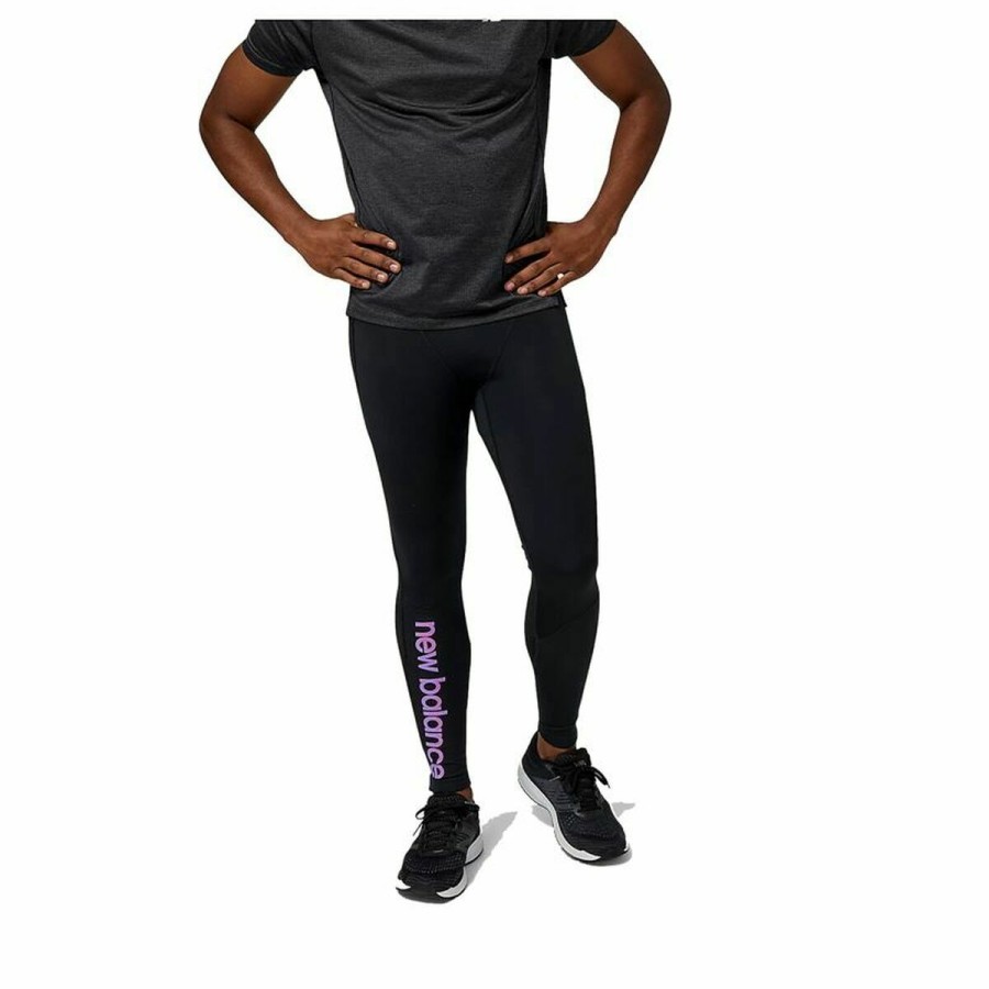 Sportleggings, Herr New Balance Impact Run AT Tight Svart