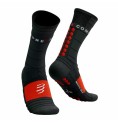 Sportstrumpor Compressport Pro Racing Röd Svart