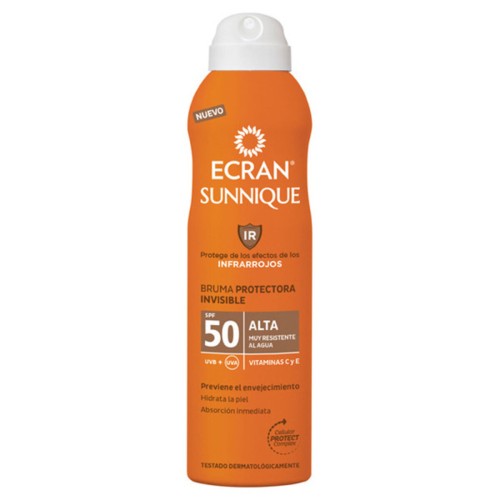 Spray solskydd Ecran Ecran Sunnique SPF 50 (250 ml) 250 ml Spf 50