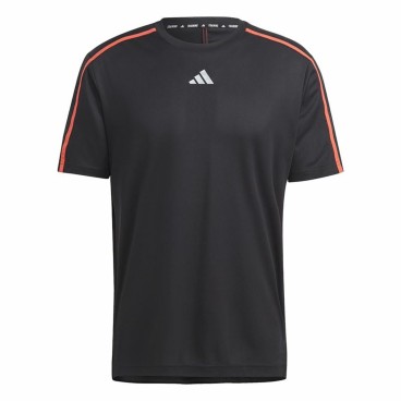 T-shirt med kortärm Herr Adidas Base Svart (L)