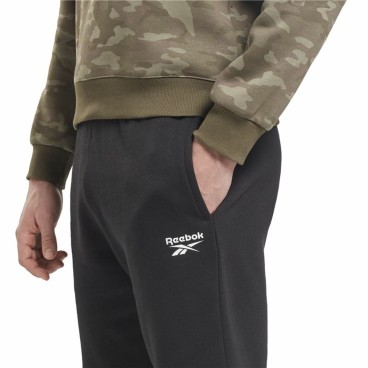 Byxor för vuxna Reebok Logo Short Svart Män