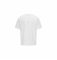 T-shirt med kortärm Herr Only & Sons Mickey Rlx Cloud Dancer Vit