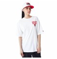 T-shirt med kortärm Herr New Era  SCRIPT OS TEE CHIBUL 60435518 Vit (XL)