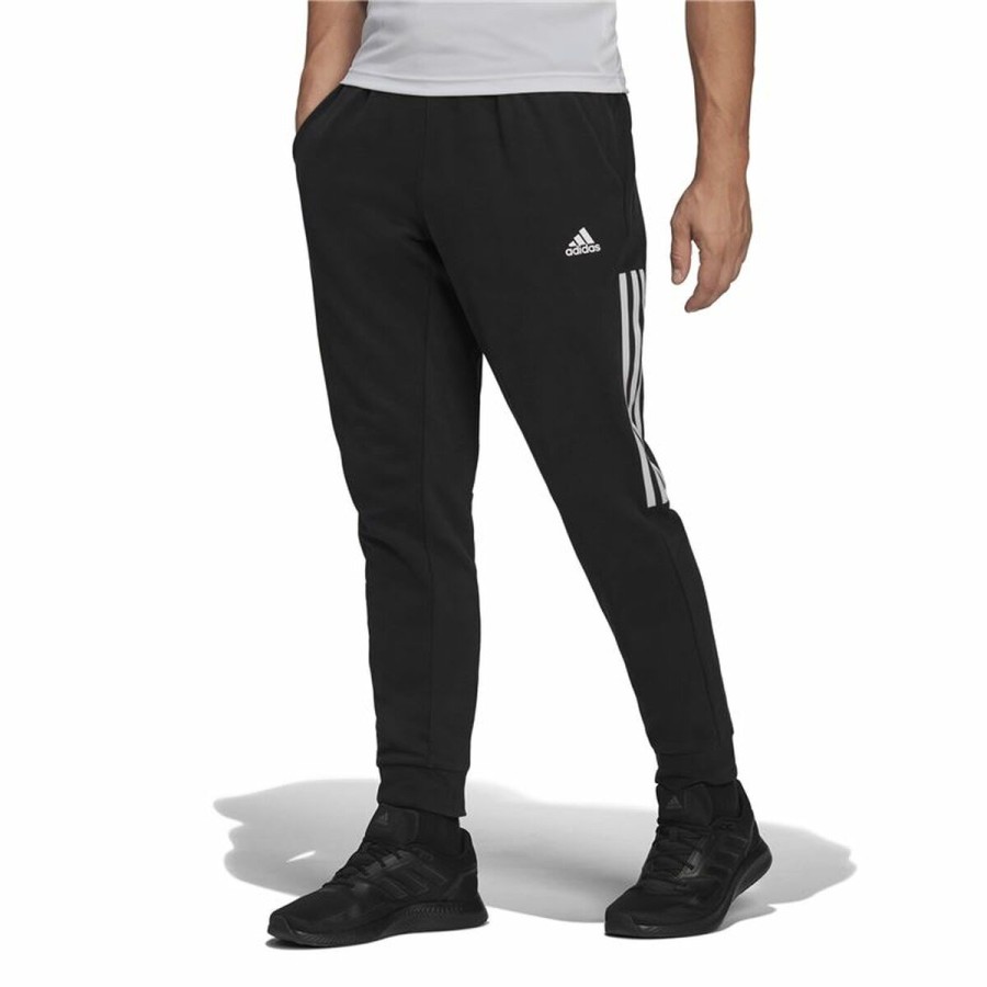 Långa träningsbyxor Adidas Aeroready Motion Svart Män