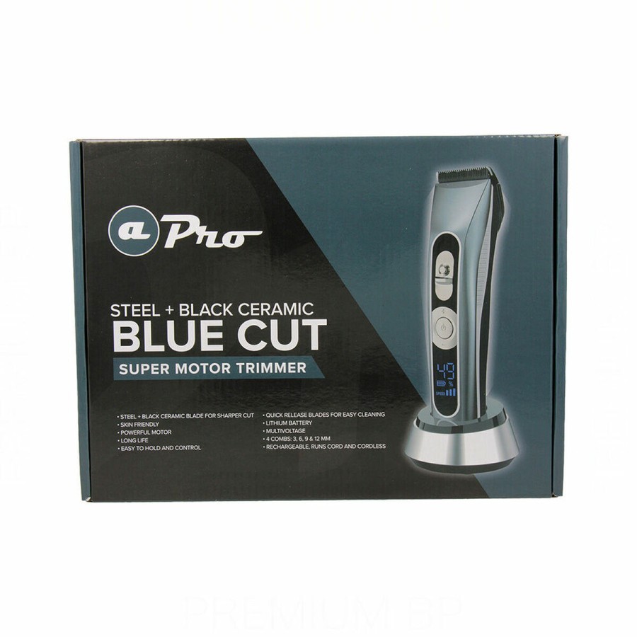 Hårtrimmer/ Rakapparat Albi Pro Blue Cut 10W