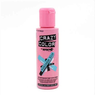 Semipermanent hårfärg Crazy Color 002281 Nº 63 Bubblegum Blue (100 ml)