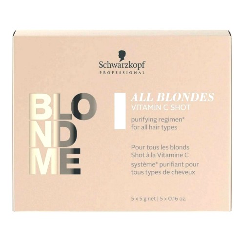 Stärkande hårbehandling Blondme Keratin Restore All Blondes Shot Detox Schwarzkopf Blondme Keratin (25 g)