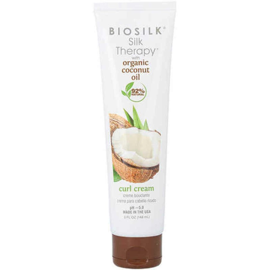 Stylingkräm Farouk Biosilk Silk Therapy Coconut Oil Lockigt hår (148 ml)