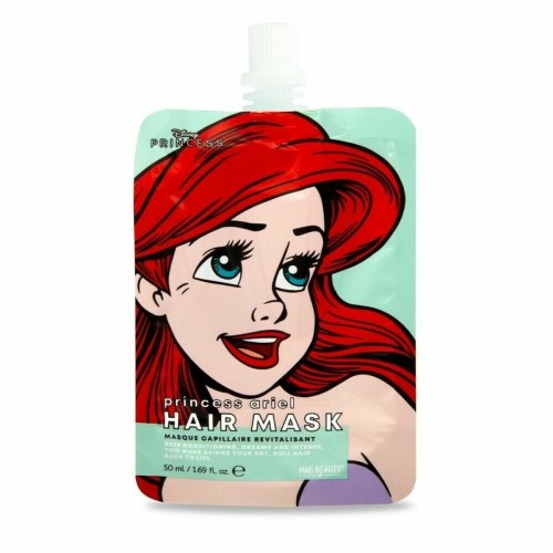 Hårinpackning Mad Beauty Disney Princess Ariel Vitaliserande 25 ml (50 ml)