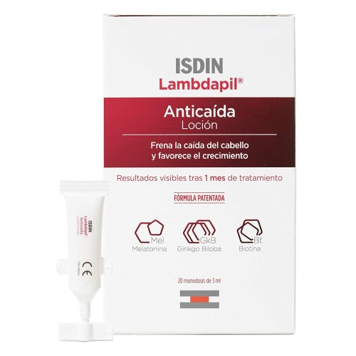 Anti-Håravfall lotion Isdin Engångstuber 20 x 3 ml