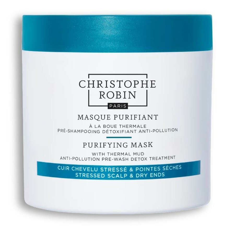 Hårinpackning Christophe Robin Purifying Mud 250 ml