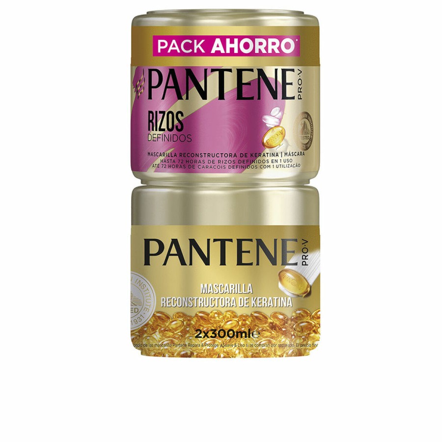 Hårinpackning Pantene   Lockigt hår 2 x 300 ml