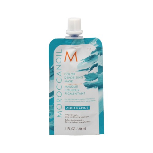 Hårinpackning Moroccanoil Depositing Aqua marine  30 ml