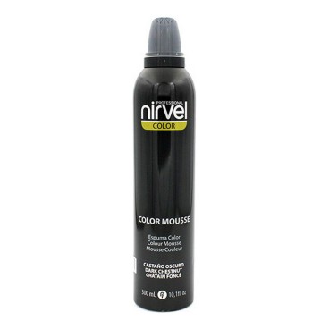 Volymgivande skum Color Mousse Nirvel Color Mousse Mörkbrunt (300 ml)