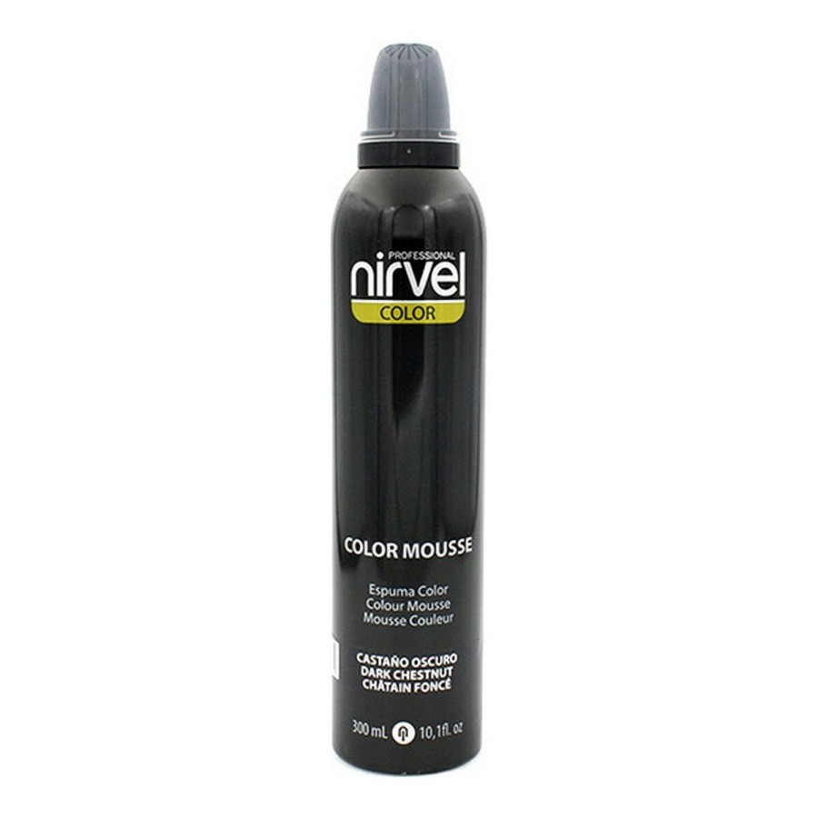 Volymgivande skum Color Mousse Nirvel Color Mousse Mörkbrunt (300 ml)