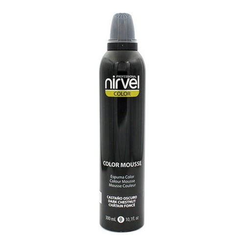 Volymgivande skum Color Mousse Nirvel Color Mousse Mörkbrunt (300 ml)