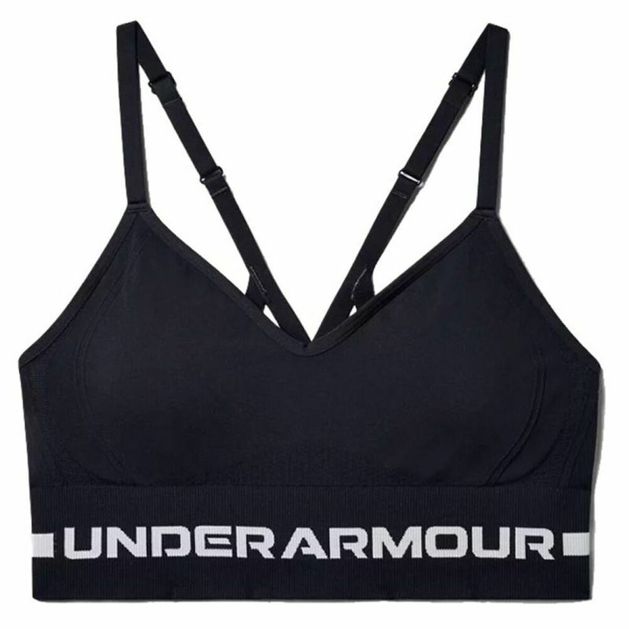 Sport-BH Under Armour Seamless Low Long Svart