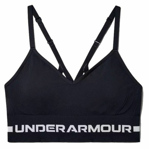 Under Armour 黑色无缝低长款运动胸罩
