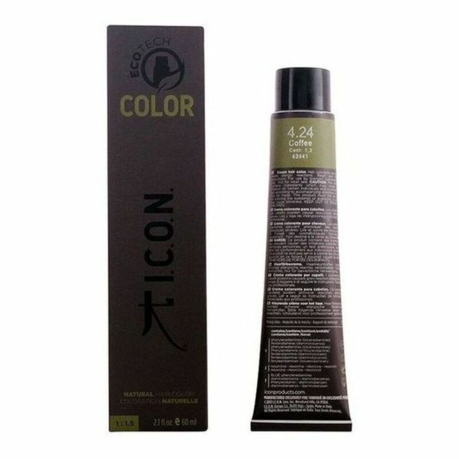 Permanent färg Ecotech Color I.c.o.n. Ecotech Color (60 ml) Nº 9.0-rubio muy claro Nº 8.0-rubio claro 60 ml