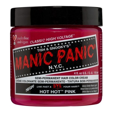 Permanent färg Classic Manic Panic Hot Hot Pink (118 ml)