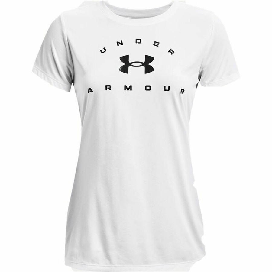 Under Armour 女式科技纯白色短袖 T 恤