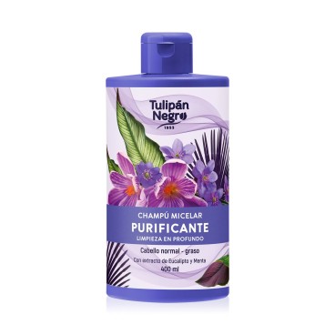 Micellärt schampo Tulipán Negro 400 ml Renande