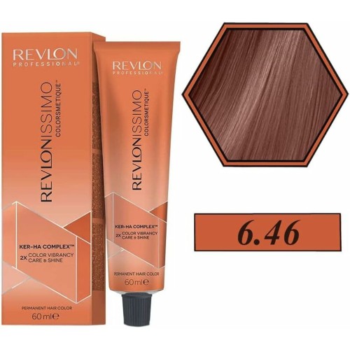 Permanent färg Revlon Revlonissimo Colorsmetique Nº 6,46 60 ml