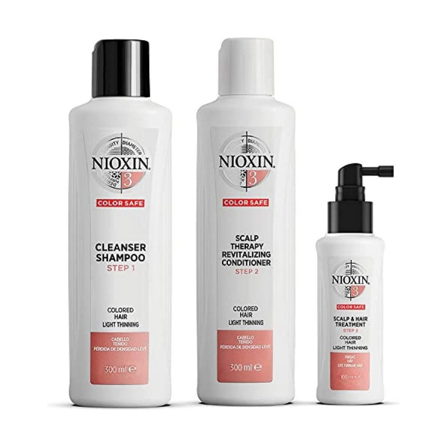 Hårstylingset Nioxin System 3 Schampo Balsam Behandling (3 pcs)