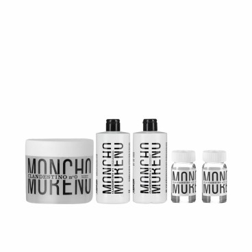 Hårstylingset unisex Moncho Moreno TRATAMIENTO CLANDESTINO Djupt återfuktande 7 Delar