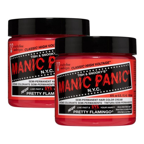 Permanent färg Classic Manic Panic ‎HCR 11023-2pk Pretty Flamingo (118 ml)