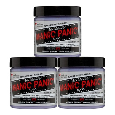 Permanent färg Classic Manic Panic Virgin Snow (118 ml)