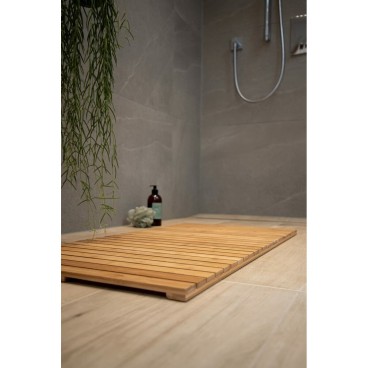 Plattform Wenko 24610100 50 x 50 cm Insida/Extern Bambu