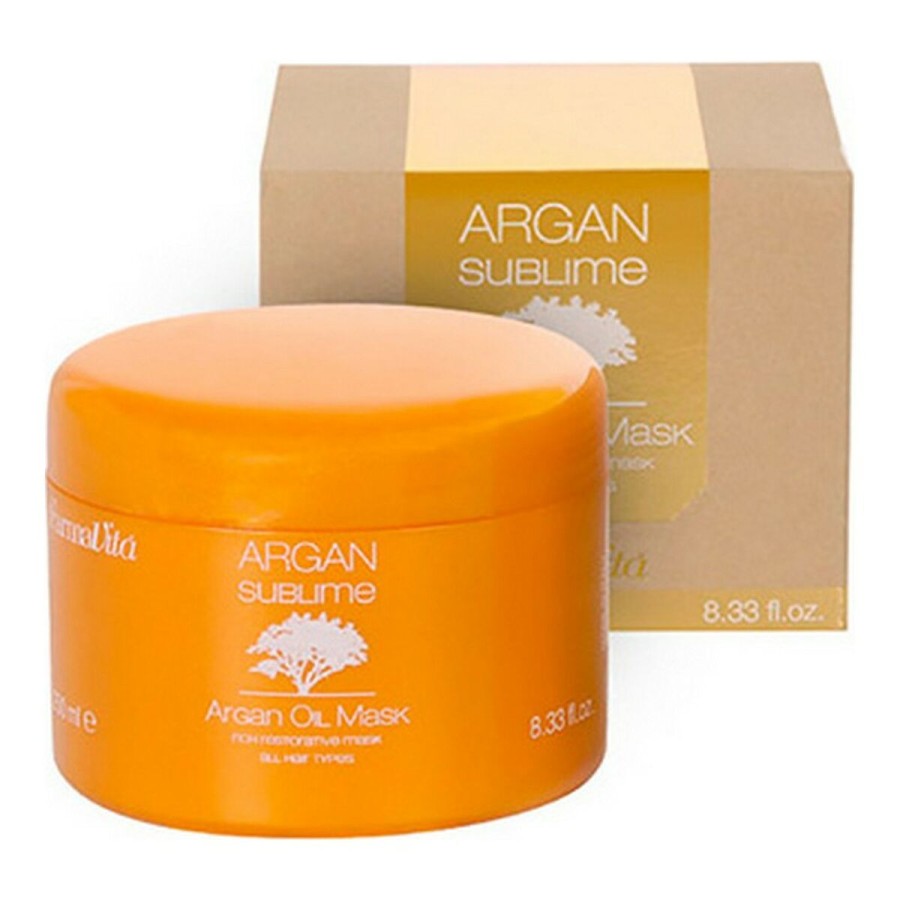 Stärkande hårinpackning Argan Sublime Farmavita Argan Sublime