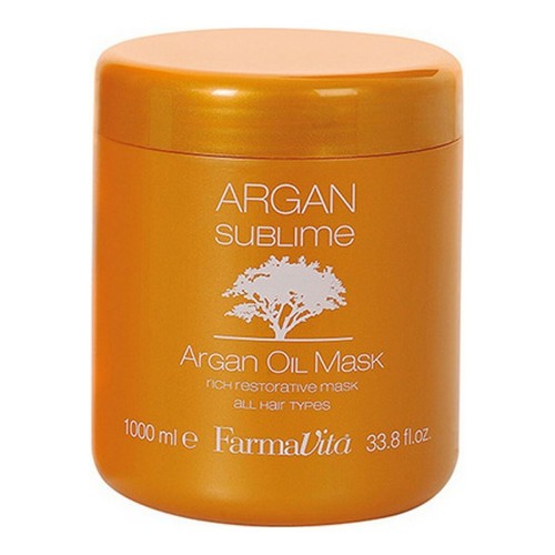 Stärkande hårinpackning Argan Sublime Farmavita Argan Sublime