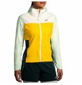 Sportjacka, Dam Brooks High Point Waterproof Vit