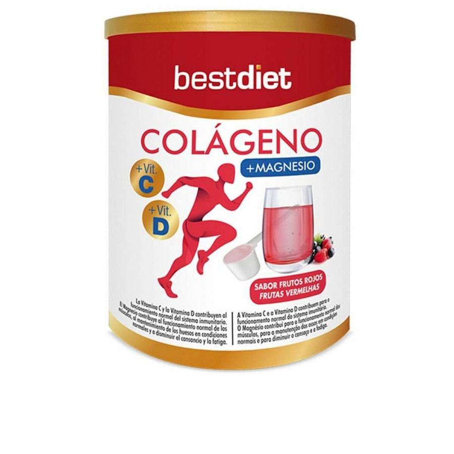 Kollagen Best Diet Colágeno Con Magnesio En Polvo Magnesium Puder Röda Bär