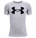 Barn T-shirt med kortärm Under Armour Tech Big Logo Grå