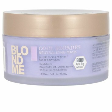 Hårinpackning Blondme Cool Blondes Schwarzkopf 2631948 200 ml (200 ml)