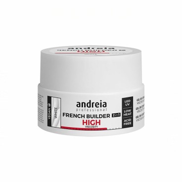 Gel-nagellack French Builder High Viscosity Andreia 0BGFW22 Vit (22 g)