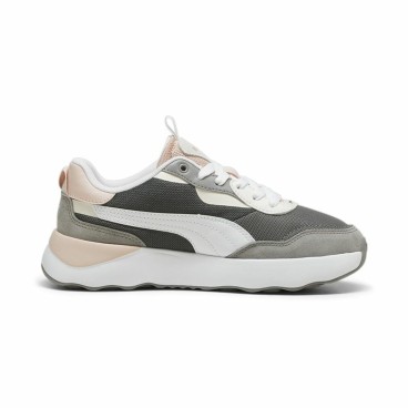 Gymnastiksko, Dam Puma Runtamed Platform Vit Rosa