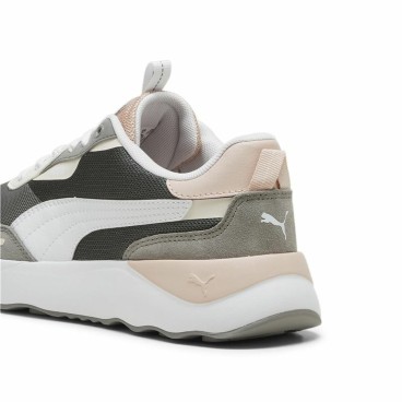 Gymnastiksko, Dam Puma Runtamed Platform Vit Rosa