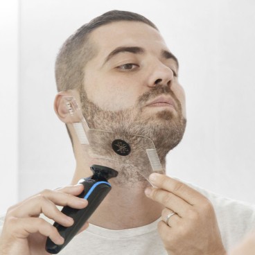 Hipster Barber skäggmall för rakning InnovaGoods