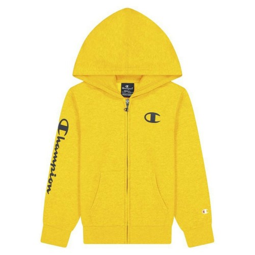 Sportjacka, Barn Champion Full Zip Logo Gul