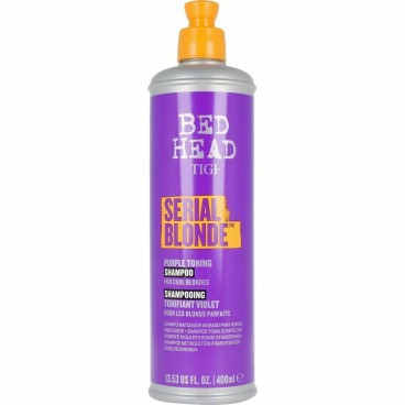 schampo med färg för blont hår Tigi Serial Blonde Purple Toning 400 ml