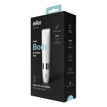 Elektrisk Epilator Braun BS1000 Vit Unisex Mjukt