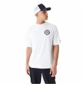 T-shirt med kortärm Herr New Era MLB PLAYER GRPHC OS TEE NEYYAN 60435538 Vit (M)