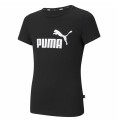 Barn T-shirt med kortärm Puma Ess Logo G Svart